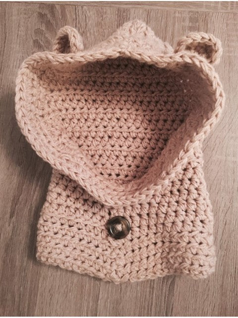 Bear hooded cowl