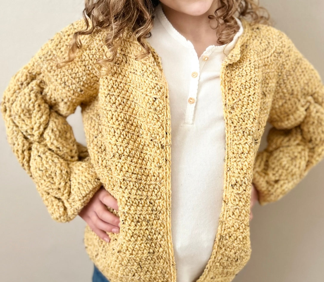 Autumn leaves cardigan