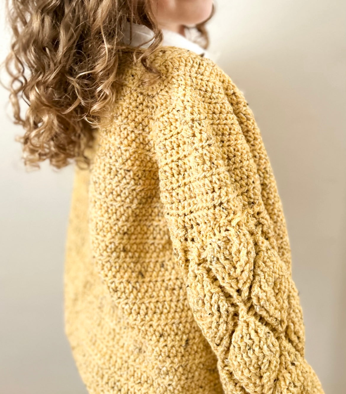 Autumn leaves cardigan